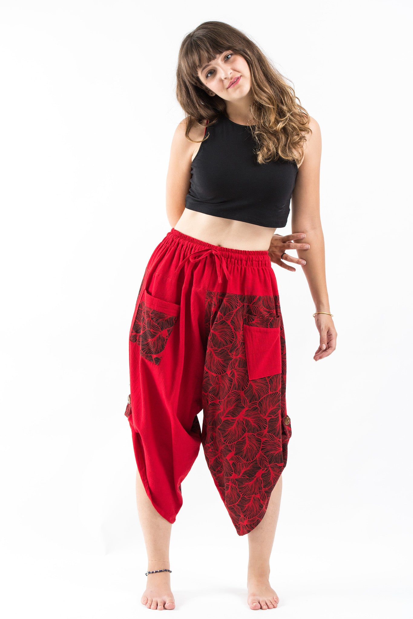 Buy three fourth pants for women cotton in India @ Limeroad